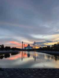 The Central Mosque of Songkhla, Beautiful View During Sunset