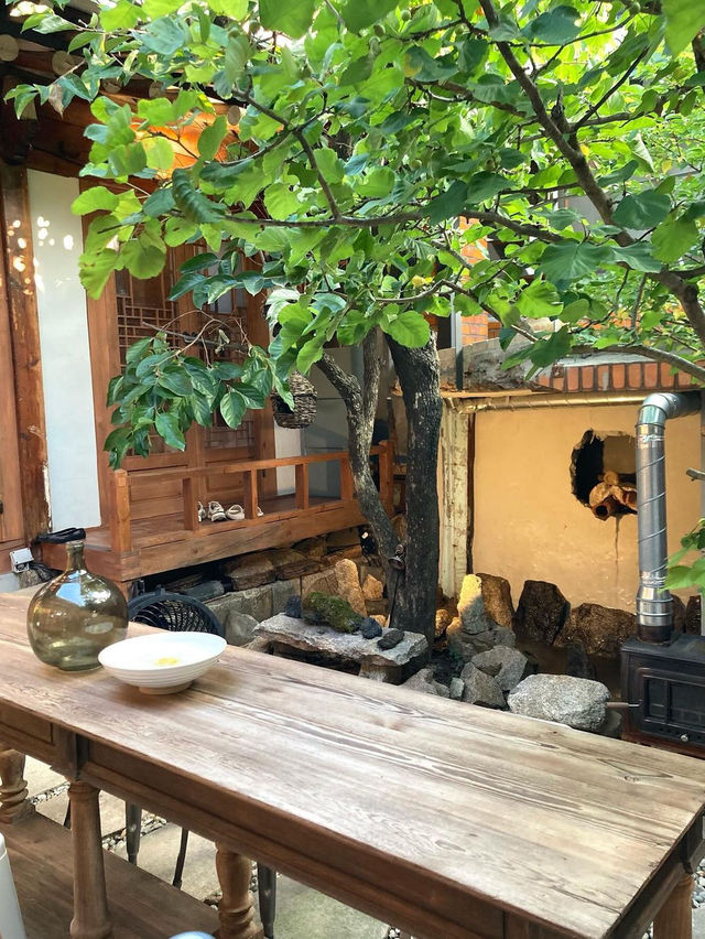 ソウル《弘大》韓屋造りのステキなカフェ見つけました