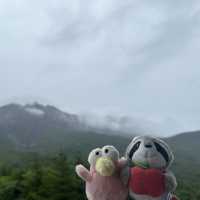 大雨霧霾中的鹿兒島櫻島火山🌋😅