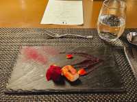 A cozy and romantic dinner at Tokyo Marriott Hotel