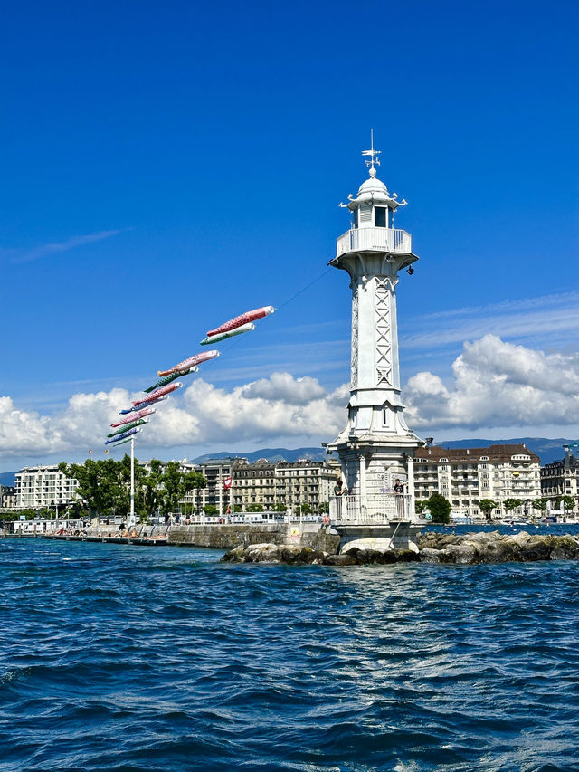 🇨🇭船河遊日內瓦湖⛲️近距離觀賞日內瓦大噴泉