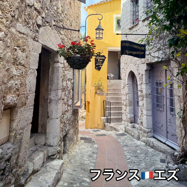【フランス🇫🇷エズ】中世の雰囲気が残る美しい街エズ