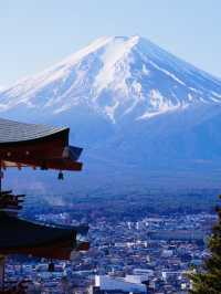 【山梨 冬の日帰り旅】富士山と五重塔の絶景 人気のスポット！
