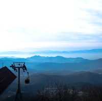 韓國大邱_ 必訪 팔공산 케이블카八公山纜車_享受楓紅黃杏 山巒間