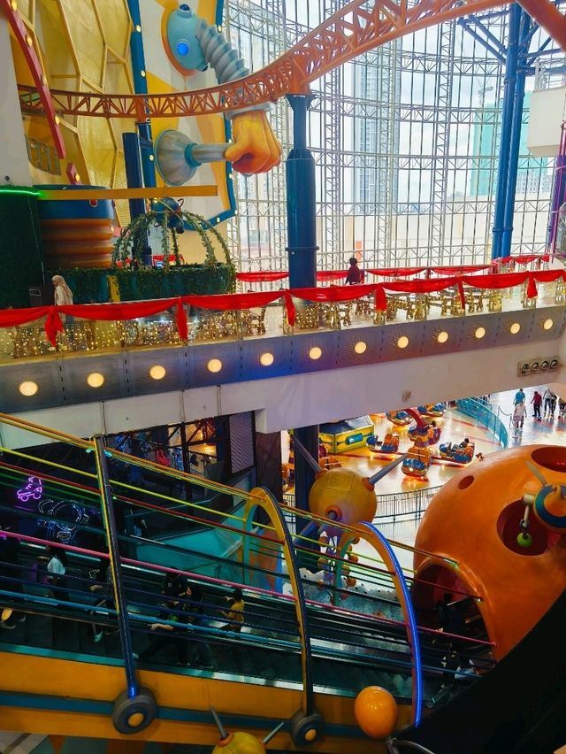 Lights, Games, and Fun at the Indoor Theme Park