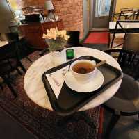 an off beat cafe with nice menu