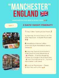 Manchester itinerary 
