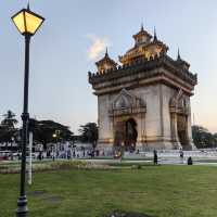 Patuxai: A Vientiane Icon - Sunset Jogs and Water Wonders