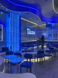 Chillin' in Blue: Sippin' Hazelnut Vibes at Ticco