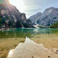 ☀️ SonnySideUP: Stillness at Lake Dobbiaco