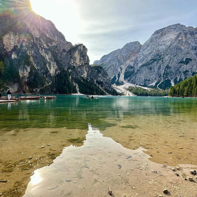 ☀️ SonnySideUP: Stillness at Lake Dobbiaco