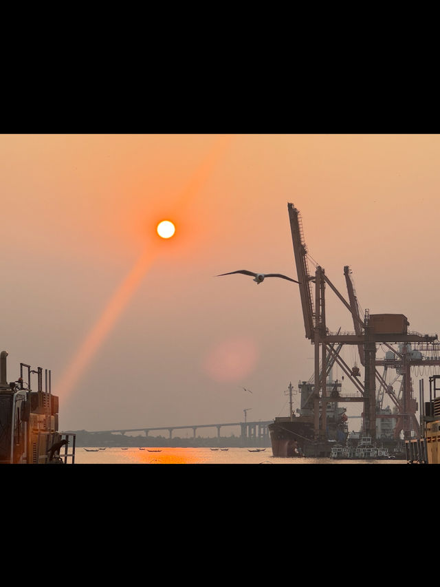 🌇 Chasing Sunsets & Feeding Birds at Botataung Jetty