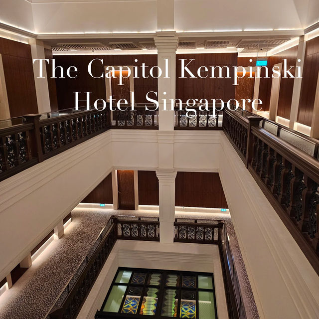 The Capitol Kempinski Singapore: Asia's Flagship of Grandeur 🇸🇬✨