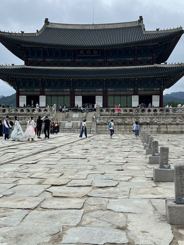 광화문과 경복궁 근정전