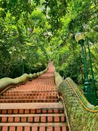 Walking Through Wat Phra That Doi Suthep in Chiang Mai