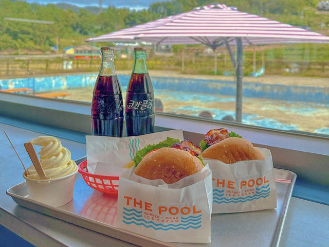 레트로 감성 가득한 남해 실내 데이트 코스 버거 맛집❤️