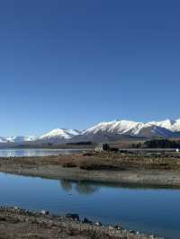Tekapo - Lake, Dog statue & Church 