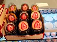 Plushy Strawberry Mochi in Hongdae