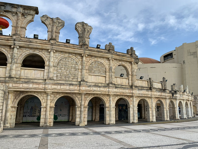 澳門🇲🇴漁人碼頭羅馬劇場🎭仿古建築