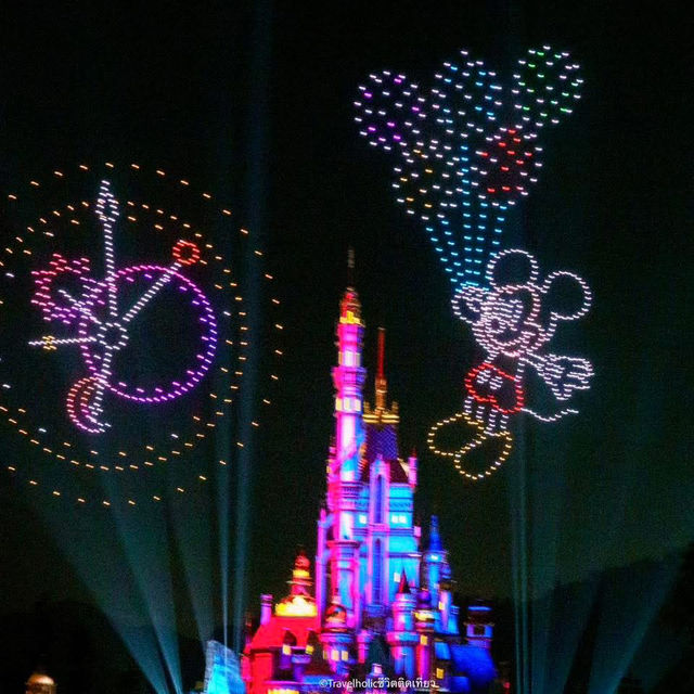 พลุฉลอง 20 ปี Hong Kong Disneyland  คือพีคมาก