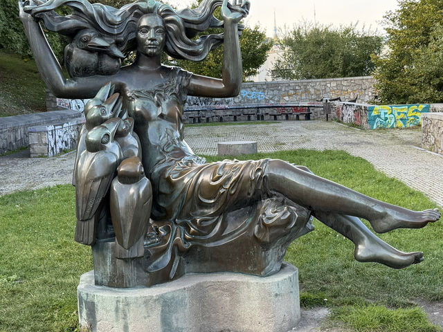 Bratislava’s Quirky Statues: Witch, Čumil & Schöne Náci 🎃✨