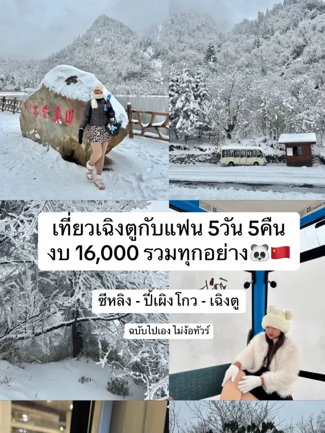 รีวิวเที่ยวเฉิงตู 5วัน5คืน ฉบับไปเอง งบ16k 🇨🇳