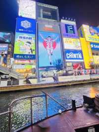 【大阪】道頓堀水上觀光船~超推！還會經過跑跑人招牌與跑跑人一起RUN!