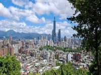 The Bright Fuzhou Shan Park in Da'an District, Taipei City, Taiwan