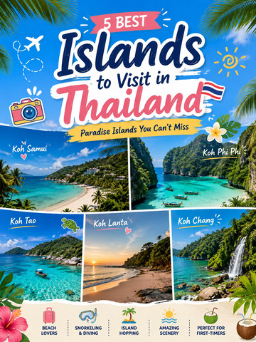 タイで訪れるべき最高の島5選🇹🇭🏝️（きっと驚くはず！） | Trip.com
