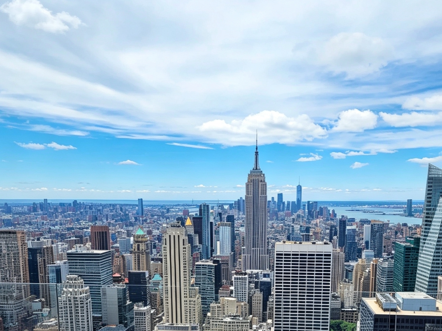 New York Skyline from Top of the Rock 🗽✨