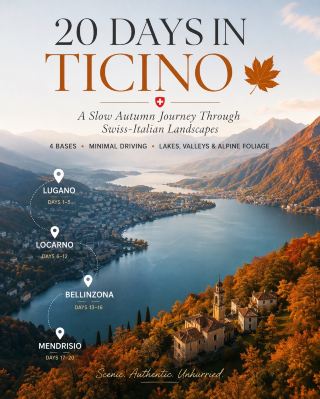 🍂🇨🇭 20 Days of Slow Travel: Ticino’s Dreamy Autumn Escape