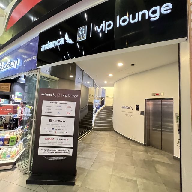Lounge in Bogota airport 