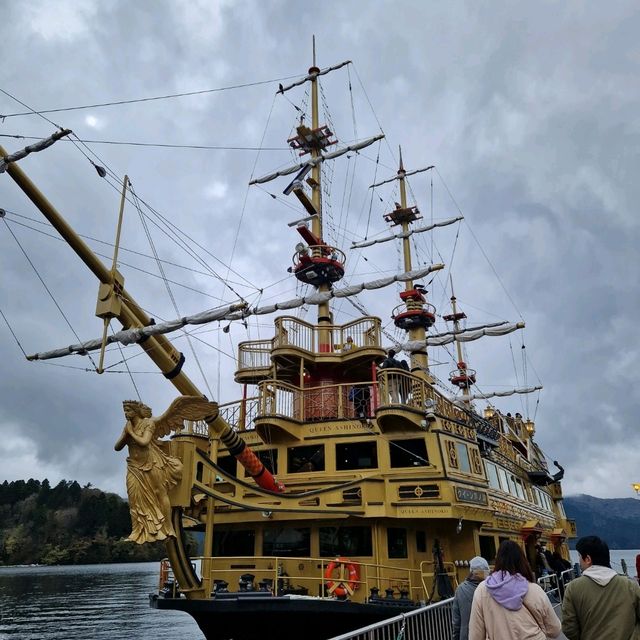Pirate boat trip on lake Ashi