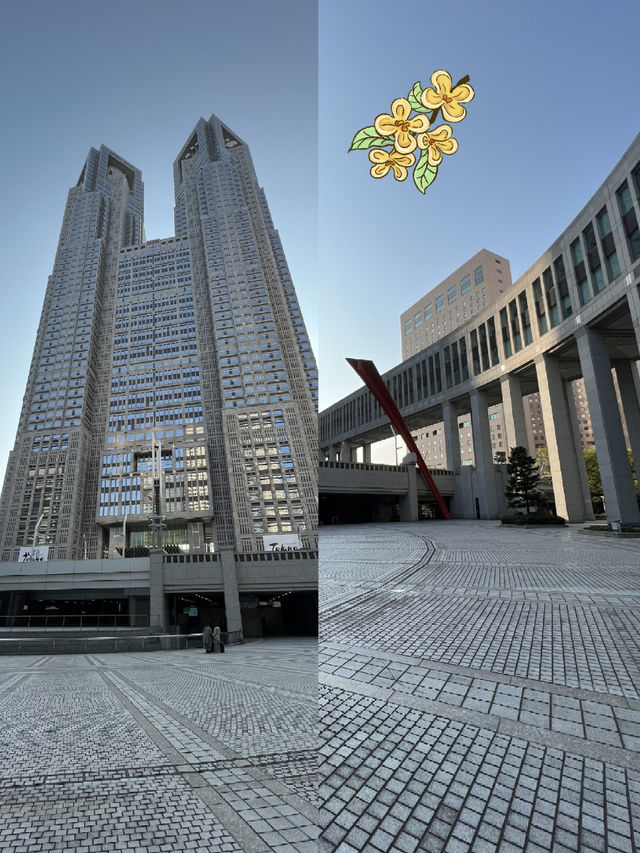 FREE Observation Deck in Tokyo at Metropolitan Government Building 🇯🇵