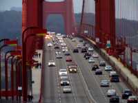 Appreciating the Golden Gate Bridge.