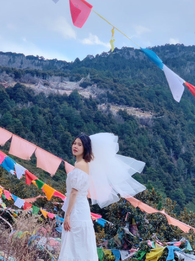 在梅里雪山拍一組“婚紗照”！