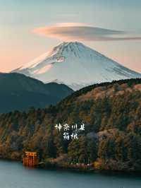 旅拍風光｜箱根的夕陽｜富士山與鳥居⛩️