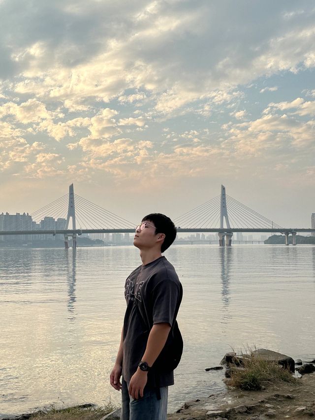 清遠拍照聖地-清遠“小洱海”|||地址:清遠北江南岸公園