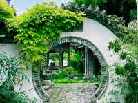 鄭州瞻園是安徽整體遷過來的徽派古建築,走進瞻園,你會看到古寨、古亭、四合院、樓台亭閣、曲折長廊、荷花