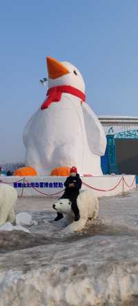 爾濱免費雪人打卡