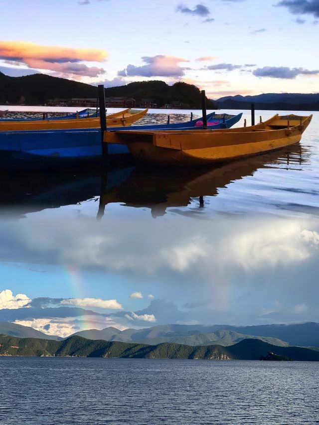 本以為洱海很美了，直到我去了泸沽湖，仿佛落入童話世界般