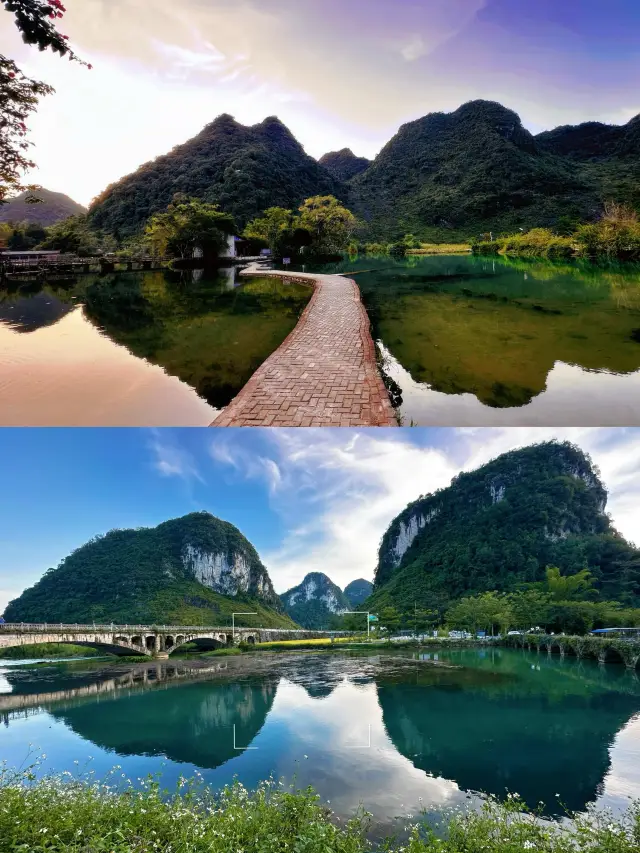 Sincere recommendation for a trip to Guangxi: Visit the real-life Peach Blossom Spring at Goose Spring