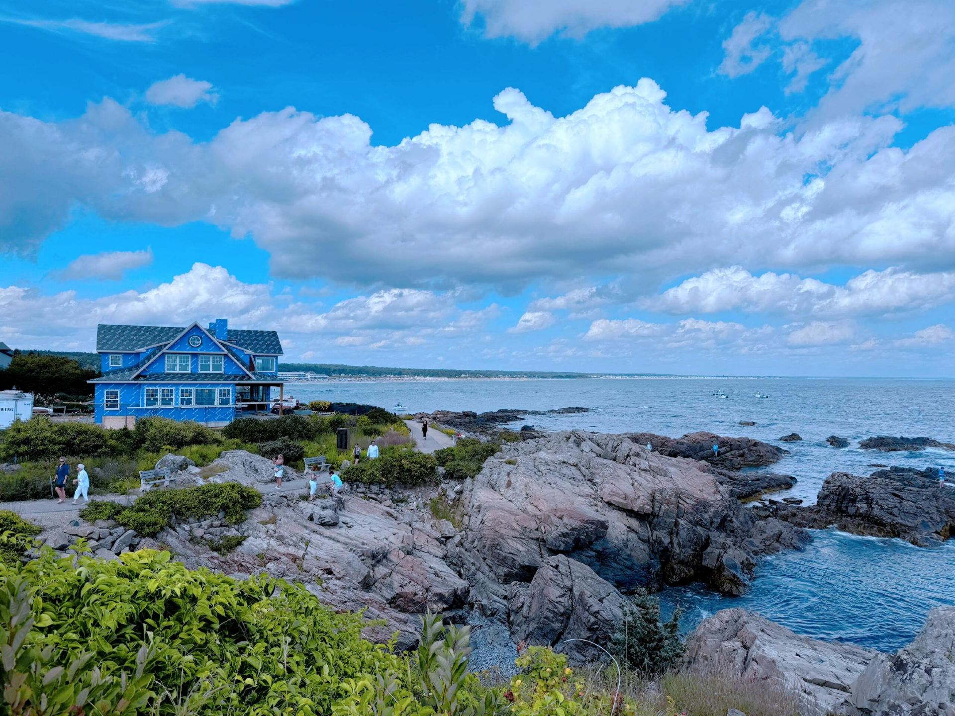 Tour một ngày quanh Boston! Ogunquit, thị trấn tranh sơn dầu đẹp nhất || Mùa hè này