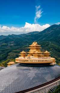 現實版天宮，寧波奉化彌勒聖壇。