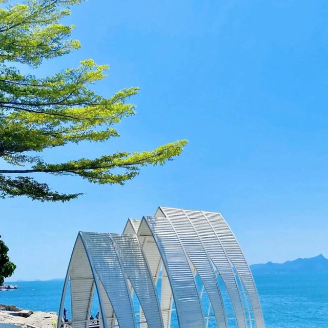 ⛵別懷疑，這就是在深圳的沙灘🛥️