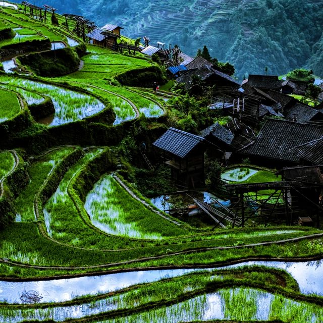 貴州的梯田，屬於最美的田地