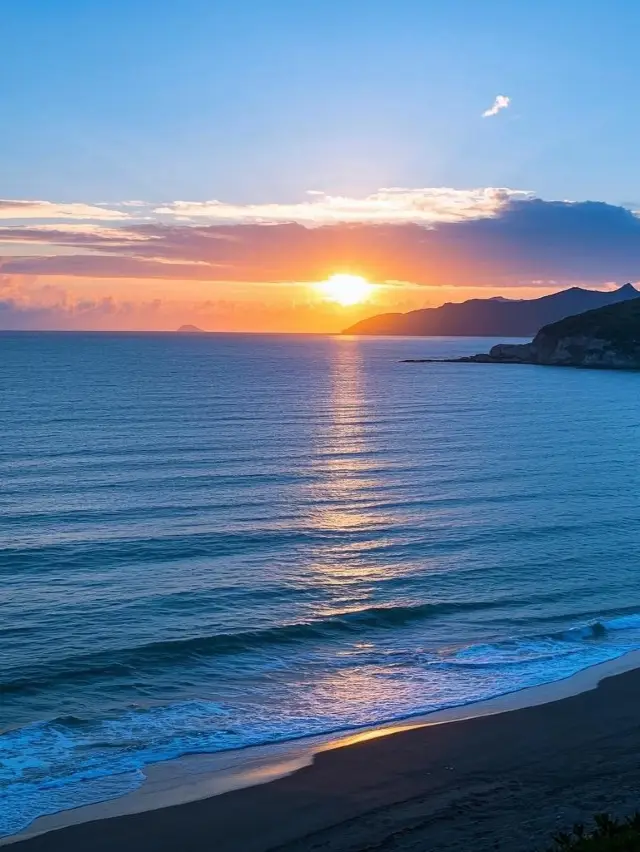 Awe-inspiring! A Magical Journey of Light and Shadow at Nan'ao Island Sunrise
