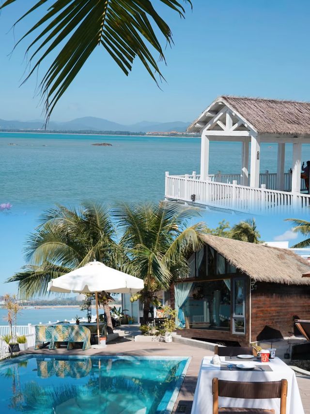在海南終於住上了面朝大海的船屋