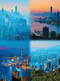 因為一盞燈·看到了整個港島夜景