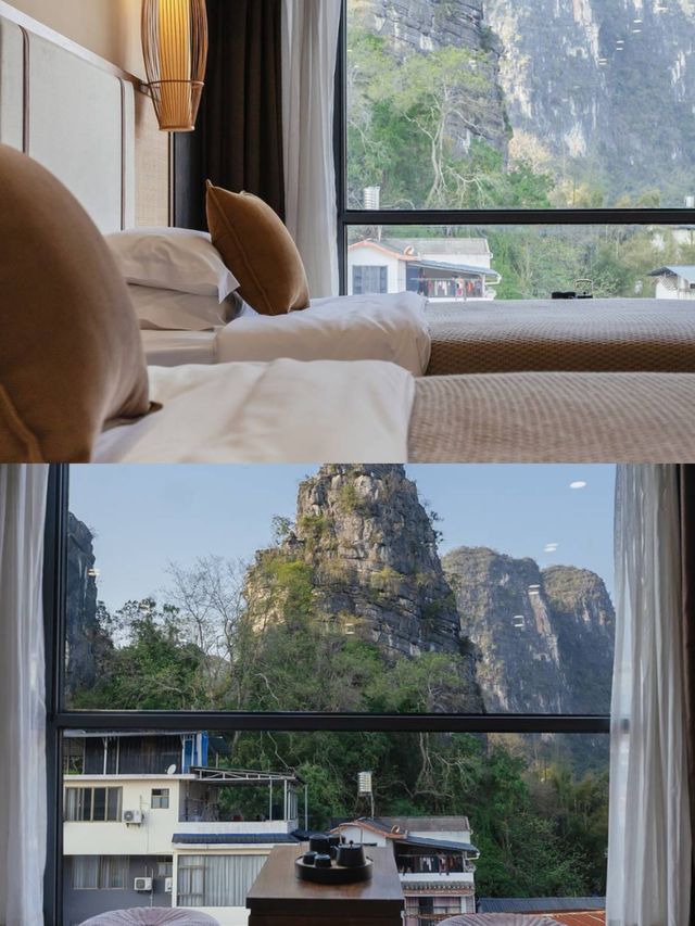 住進陽朔山水畫卷，邂逅遇源景舍